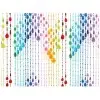 188   curtain beads plastic multi colour